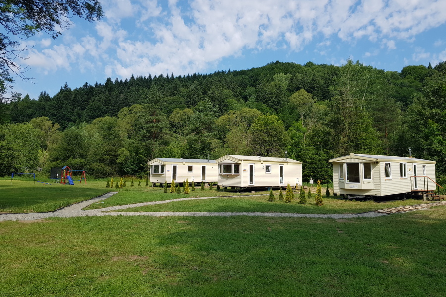 Caravan holiday homes at Brzegina